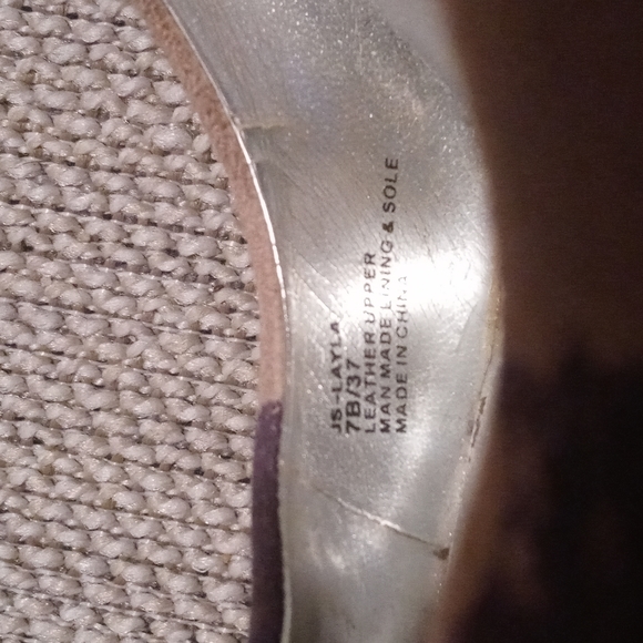 Purple Tie-Dye Heels size 7 - Picture 6 of 6